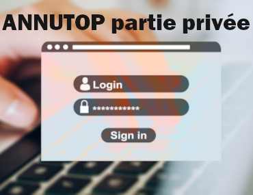 Je me connecte sur Annutop
